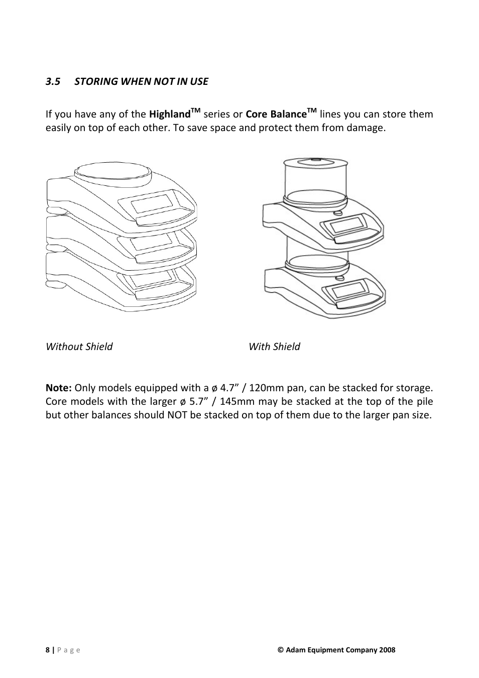 5 storing when not in use, Storing when not in use | Nova-Tech IHS 2a User Manual | Page 8 / 28