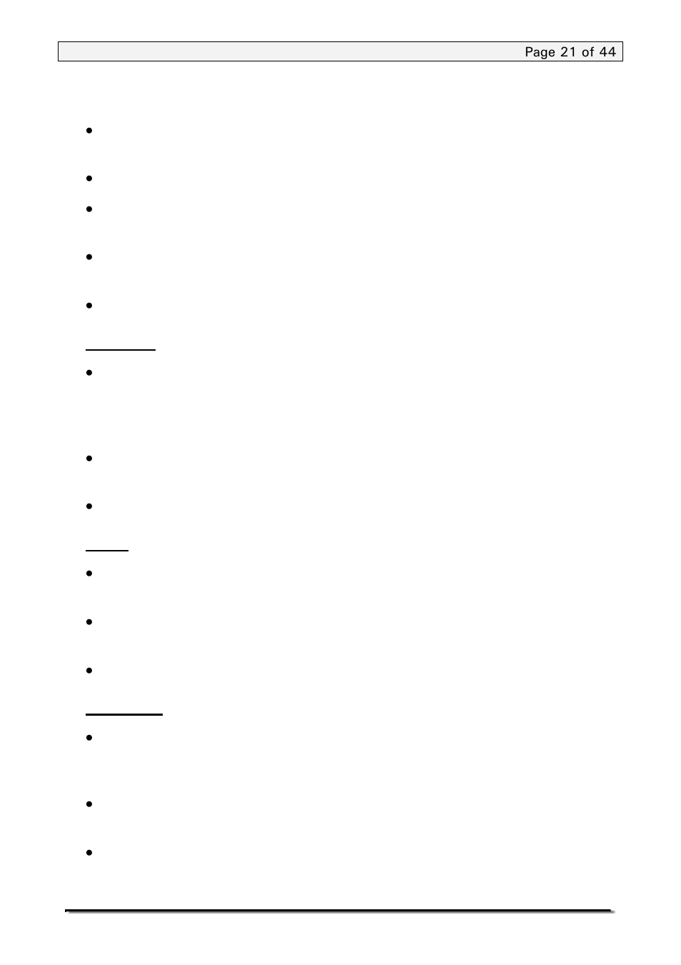 1 animal weighing setup parameters | Nova-Tech PGW Series User Manual | Page 21 / 44