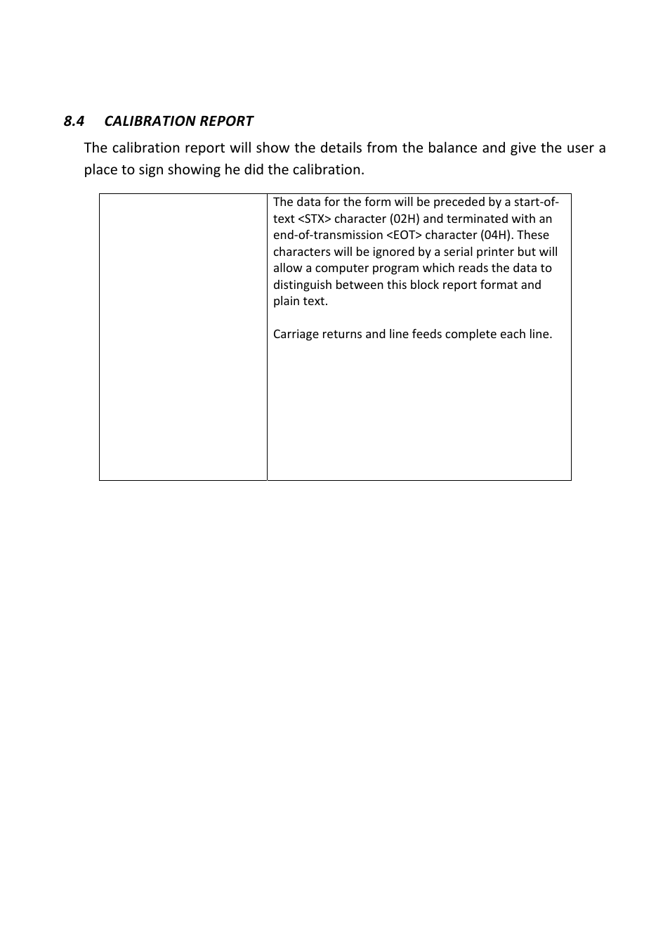 4 calibration report, Calibration report | Nova-Tech PGL Series User Manual | Page 24 / 40