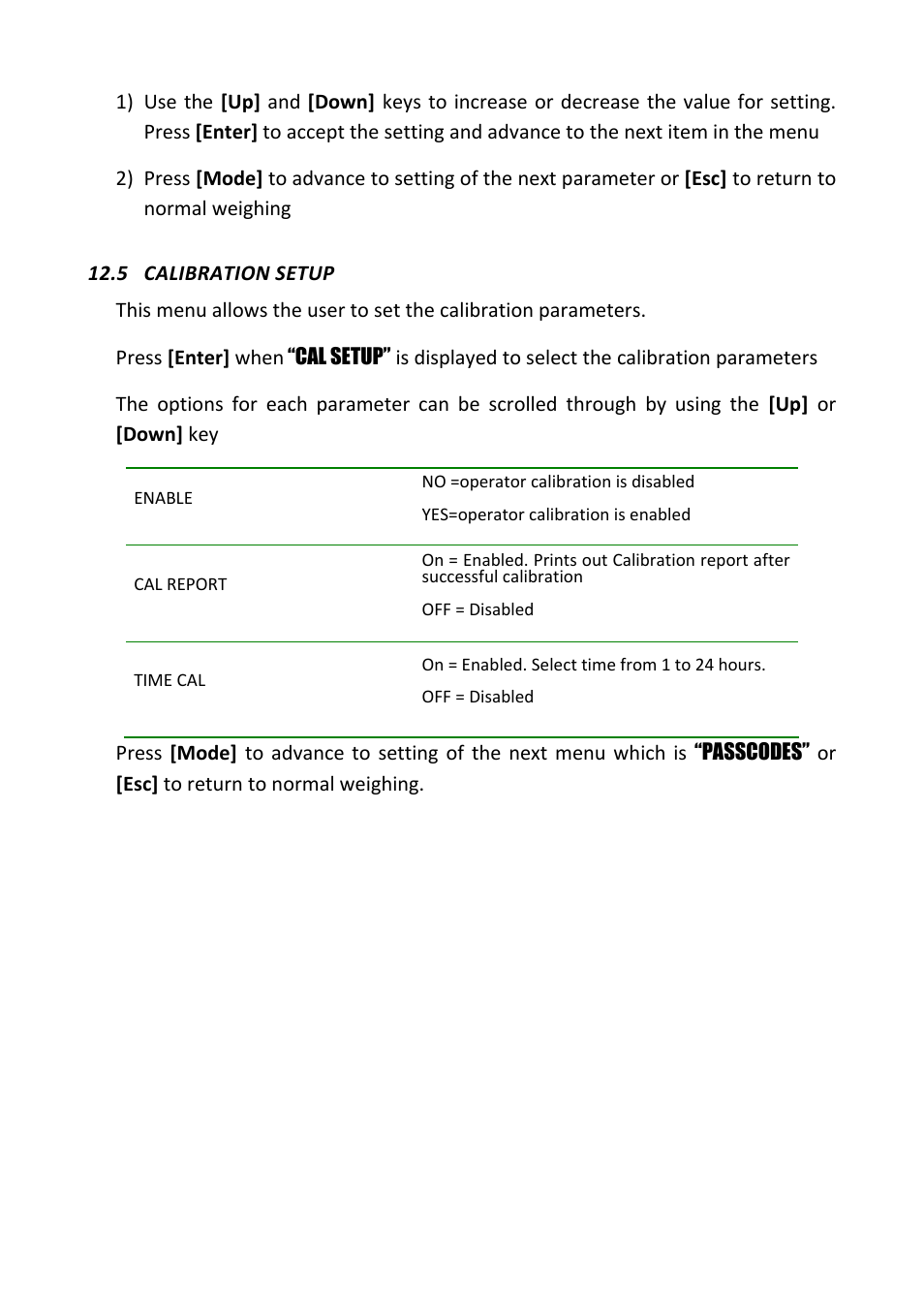 5 calibration setup, Calibration setup | Nova-Tech PGL Series User Manual | Page 34 / 40