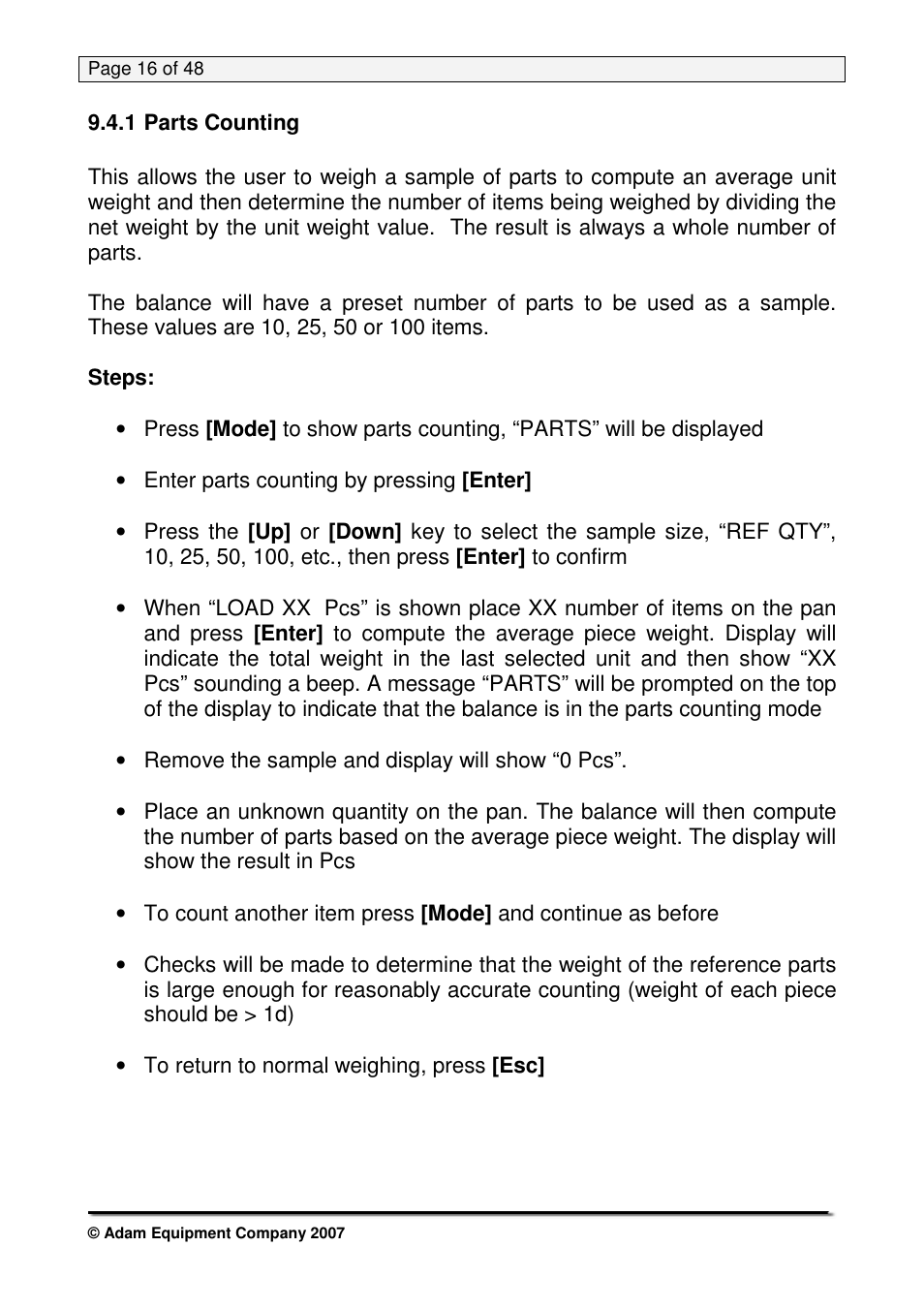 Nova-Tech PW Series User Manual | Page 16 / 48