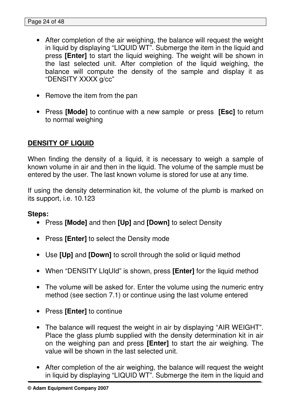 Nova-Tech PW Series User Manual | Page 24 / 48