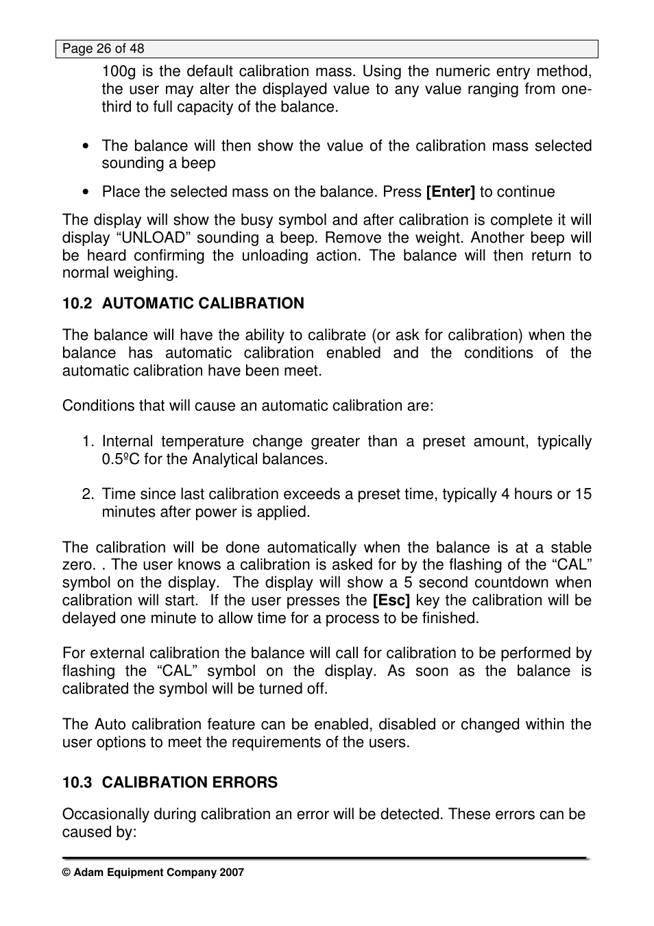 Nova-Tech PW Series User Manual | Page 26 / 48