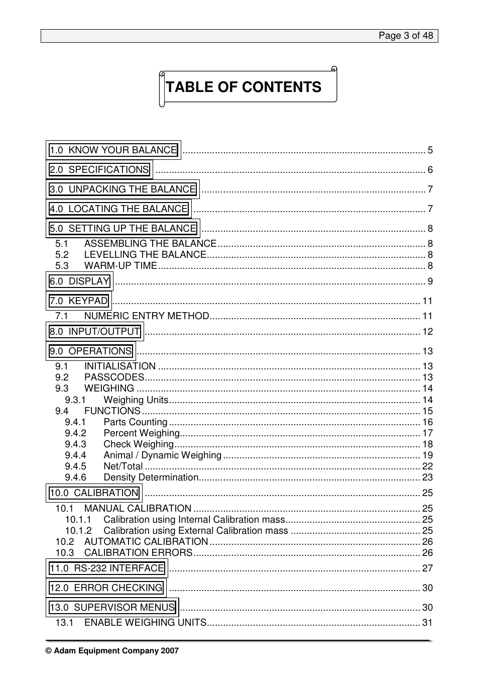 Nova-Tech PW Series User Manual | Page 3 / 48