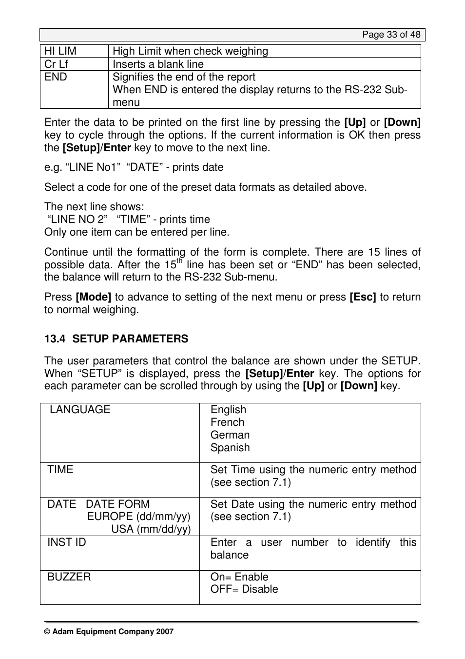 Nova-Tech PW Series User Manual | Page 33 / 48