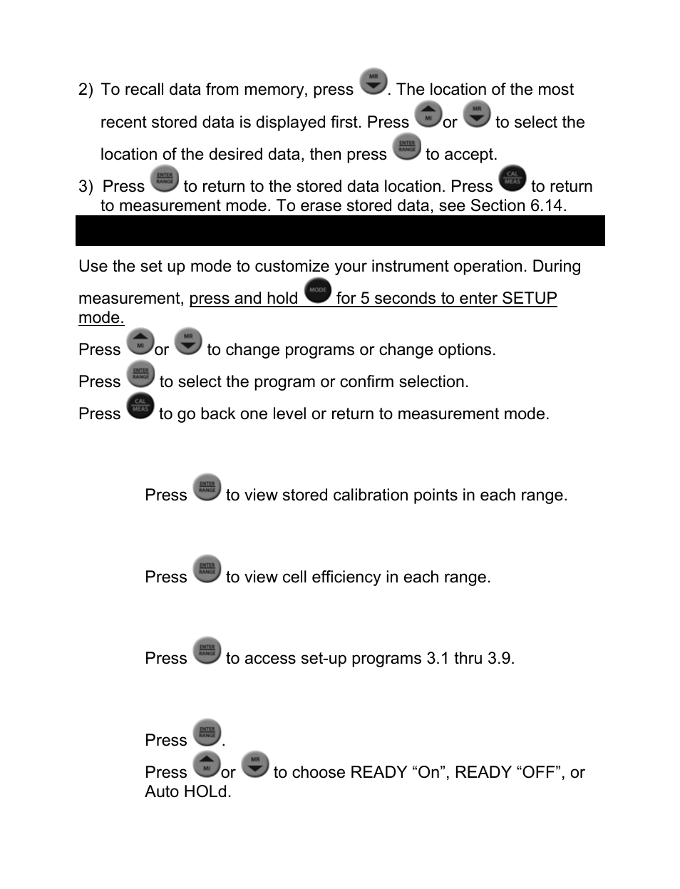 Setup functions, 1 p1.0 cal (calibration), 2 p2.0 ele (electrode information) | 3 p3.0 conf (configuration), 4 p3.1 rdy (ready / stability indicator), P1.0 cal (calibration), P2.0 ele (electrode information), P3.0 conf (configuration), P3.1 rdy (ready / stability indicator) | Nova-Tech CON 700 User Manual | Page 13 / 24