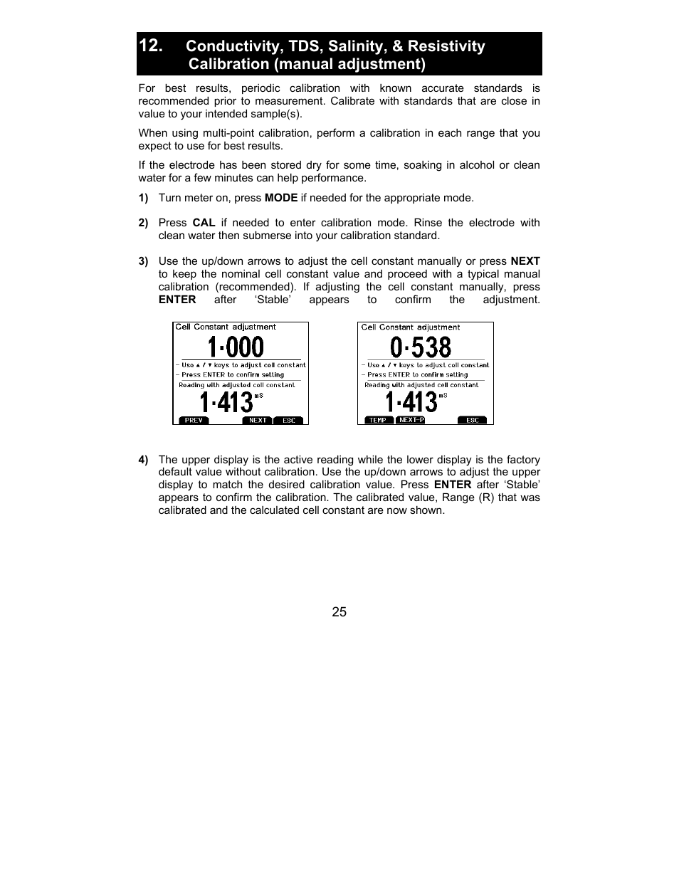 Adjustment) | Nova-Tech 2700 Series Benchtop Meters User Manual | Page 29 / 60