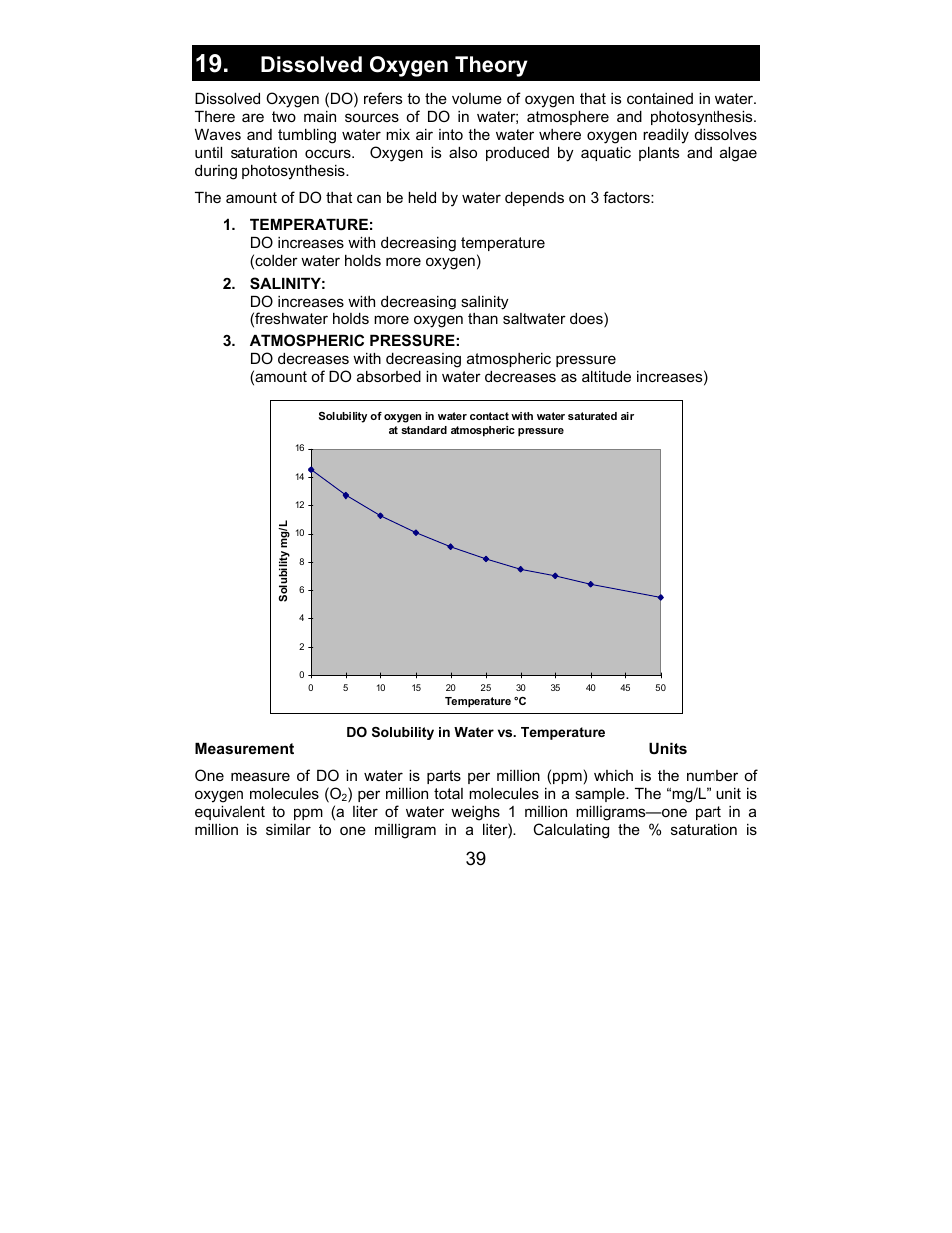 Dissolved oxygen theory | Nova-Tech 2700 Series Benchtop Meters User Manual | Page 43 / 60