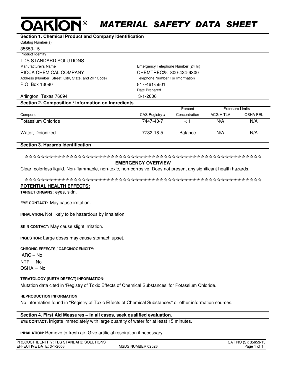 Nova-Tech WD-35653-15 User Manual | 3 pages