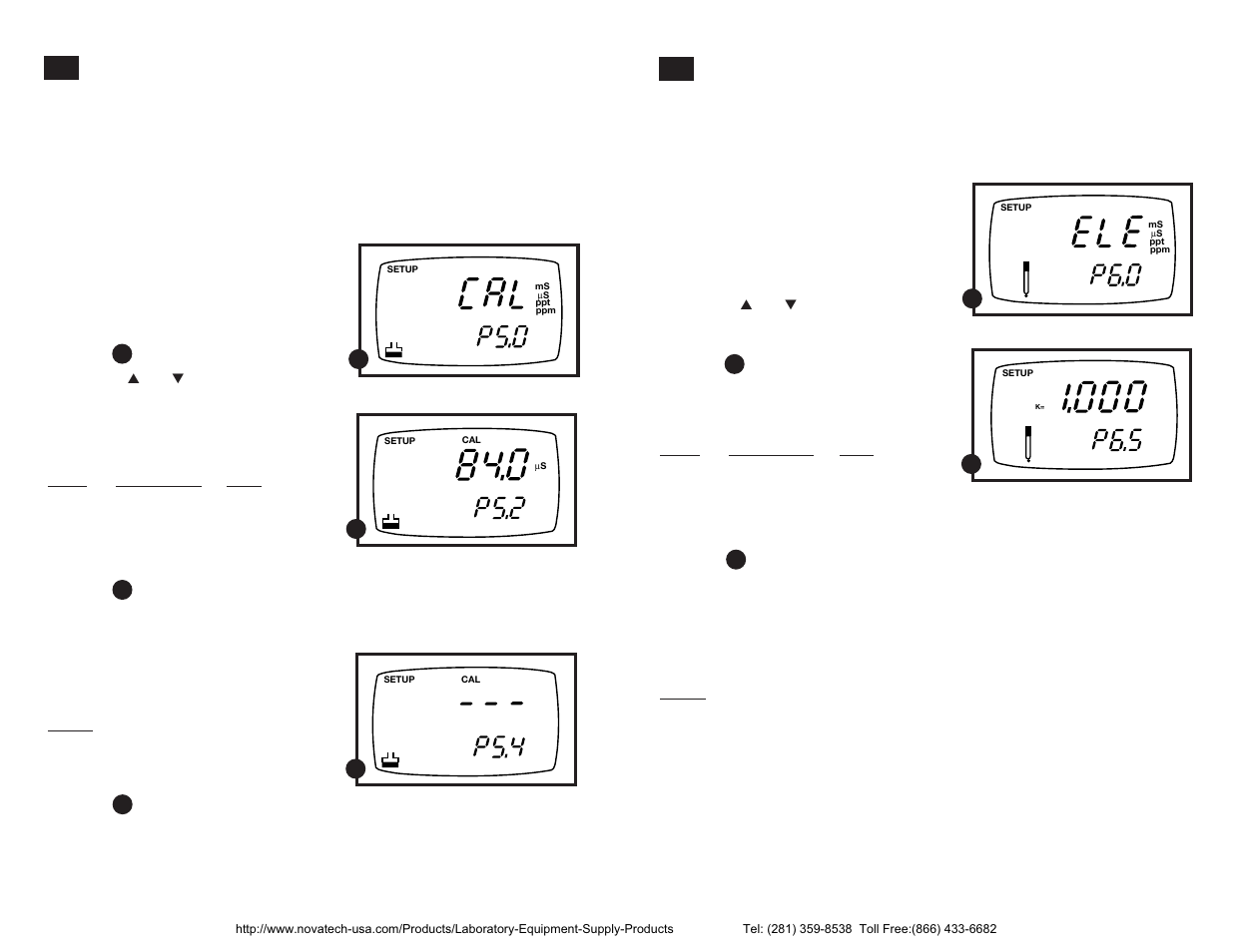 P6.0: viewing conductivity/tds probe data | Nova-Tech pH-CON 300 User Manual | Page 17 / 26