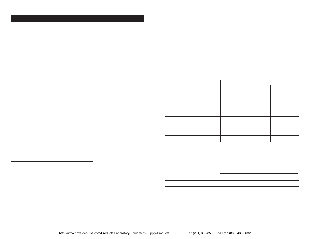 Accessories | Nova-Tech pH-CON 300 User Manual | Page 24 / 26