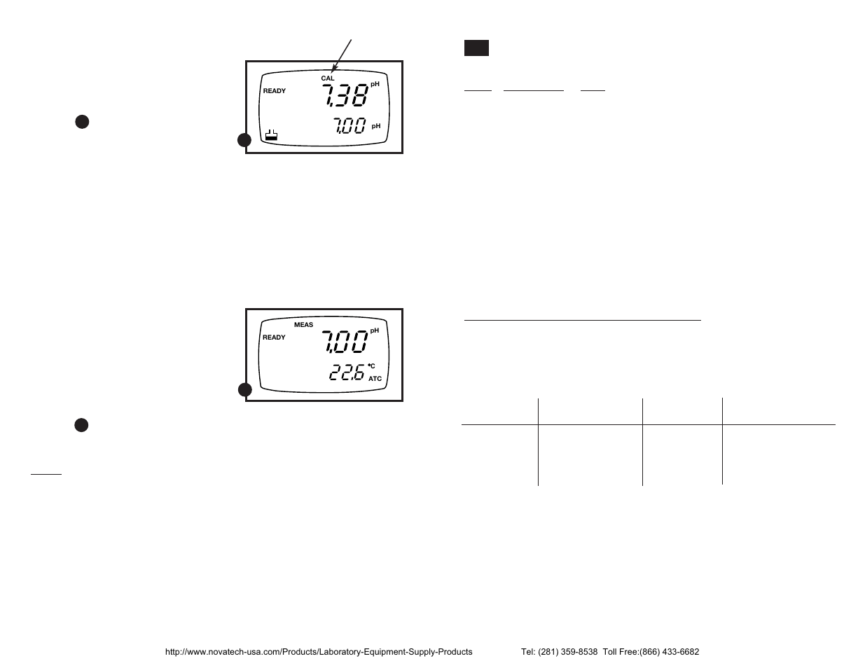 Conductivity and tds calibration | Nova-Tech pH-CON 300 User Manual | Page 7 / 26