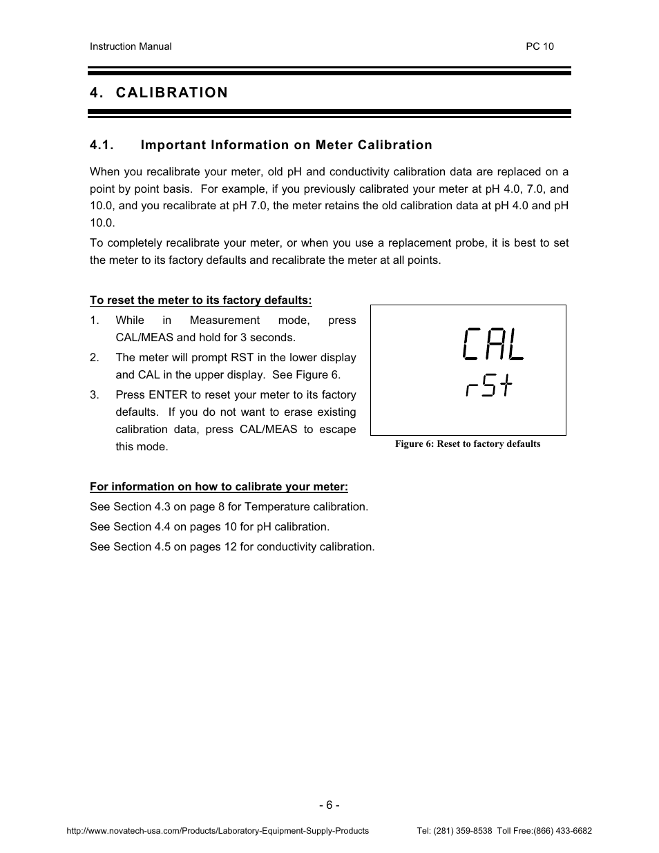 Nova-Tech pH-CON 10 User Manual | Page 10 / 29