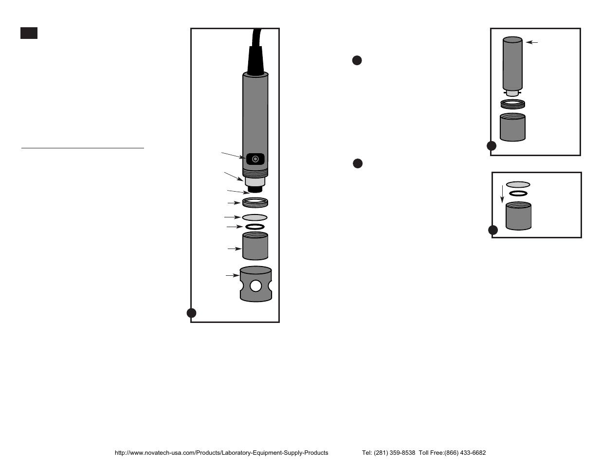 Do membrane replacement | Nova-Tech pH-Dissolved Oxygen Meter User Manual | Page 30 / 35
