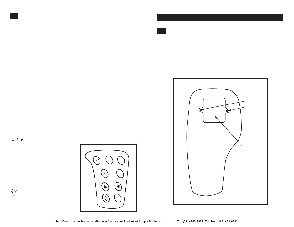 Keypad, Preparation inserting the batteries | Nova-Tech pH-Dissolved Oxygen Meter User Manual | Page 4 / 35