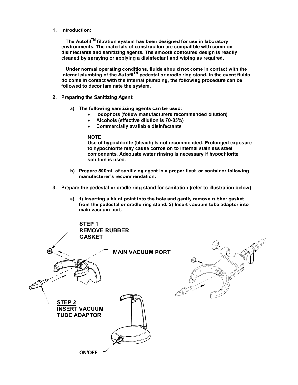 Nova-Tech Foxx Autofil Pedestal and Cradle Ring User Manual | Page 2 / 4