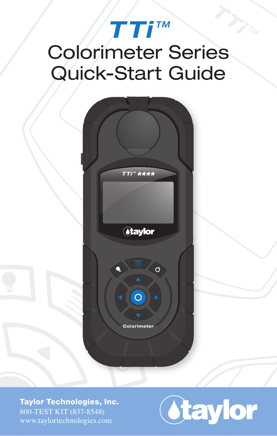 Nova-Tech Taylor M-3000 TTi3000 Colorimeter Series User Manual | 28 pages