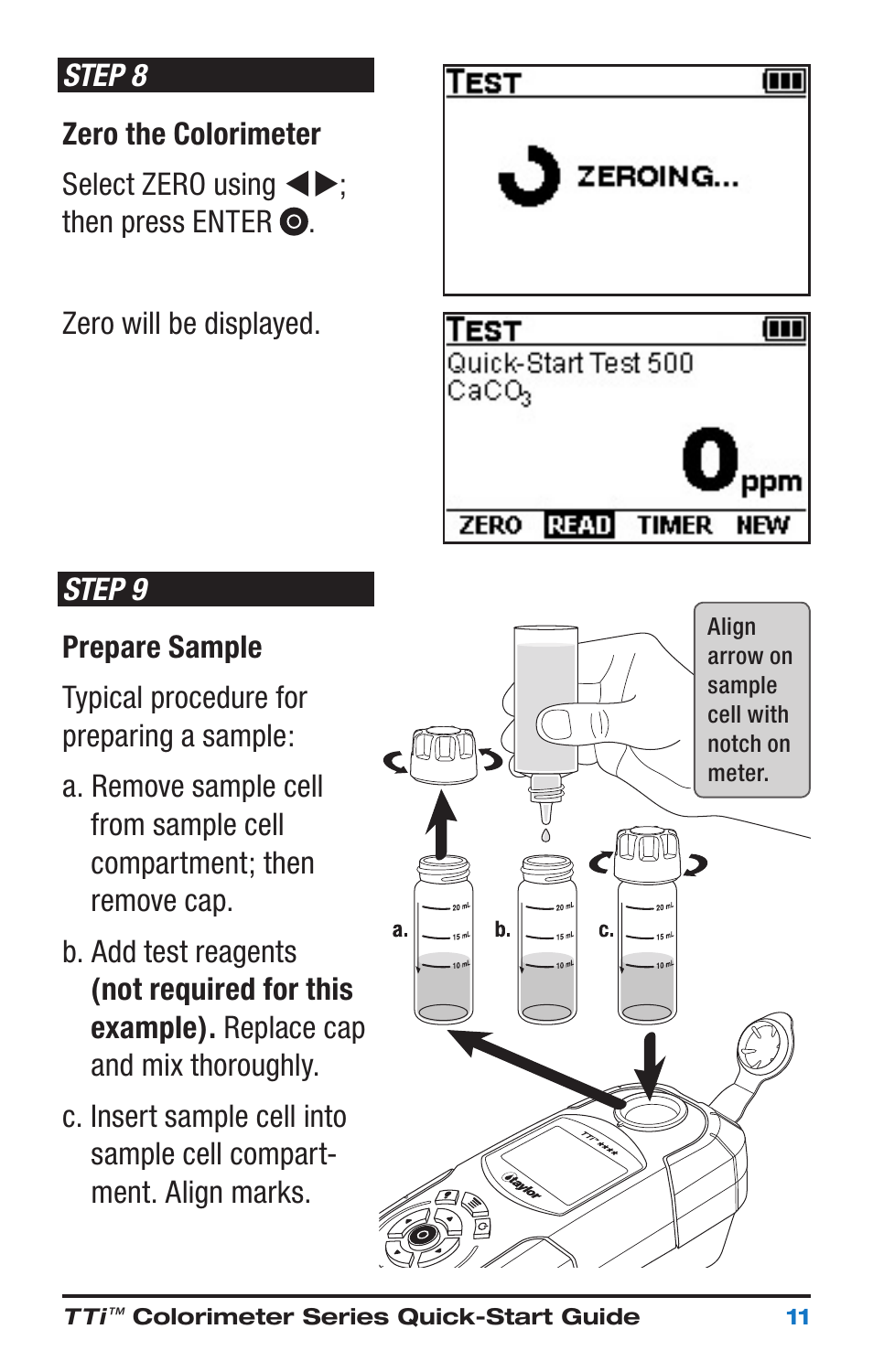 Nova-Tech Taylor M-3000 TTi3000 Colorimeter Series User Manual | Page 15 / 28