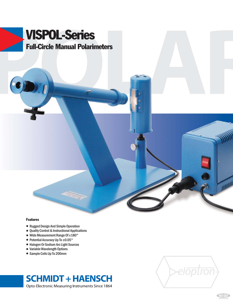 Nova-Tech VISPOL-Series Polarimeters User Manual | 2 pages