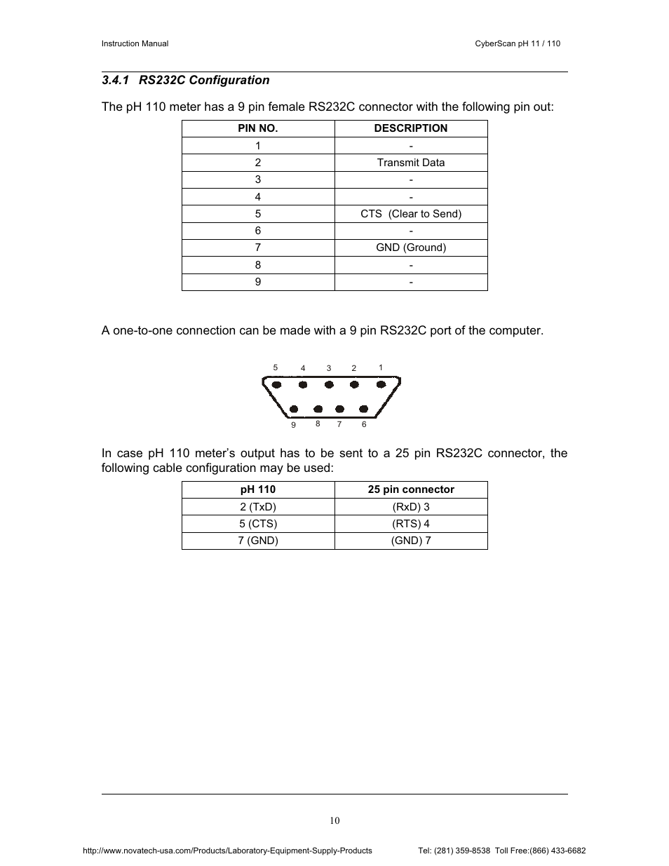 Nova-Tech pH 110 User Manual | Page 14 / 76