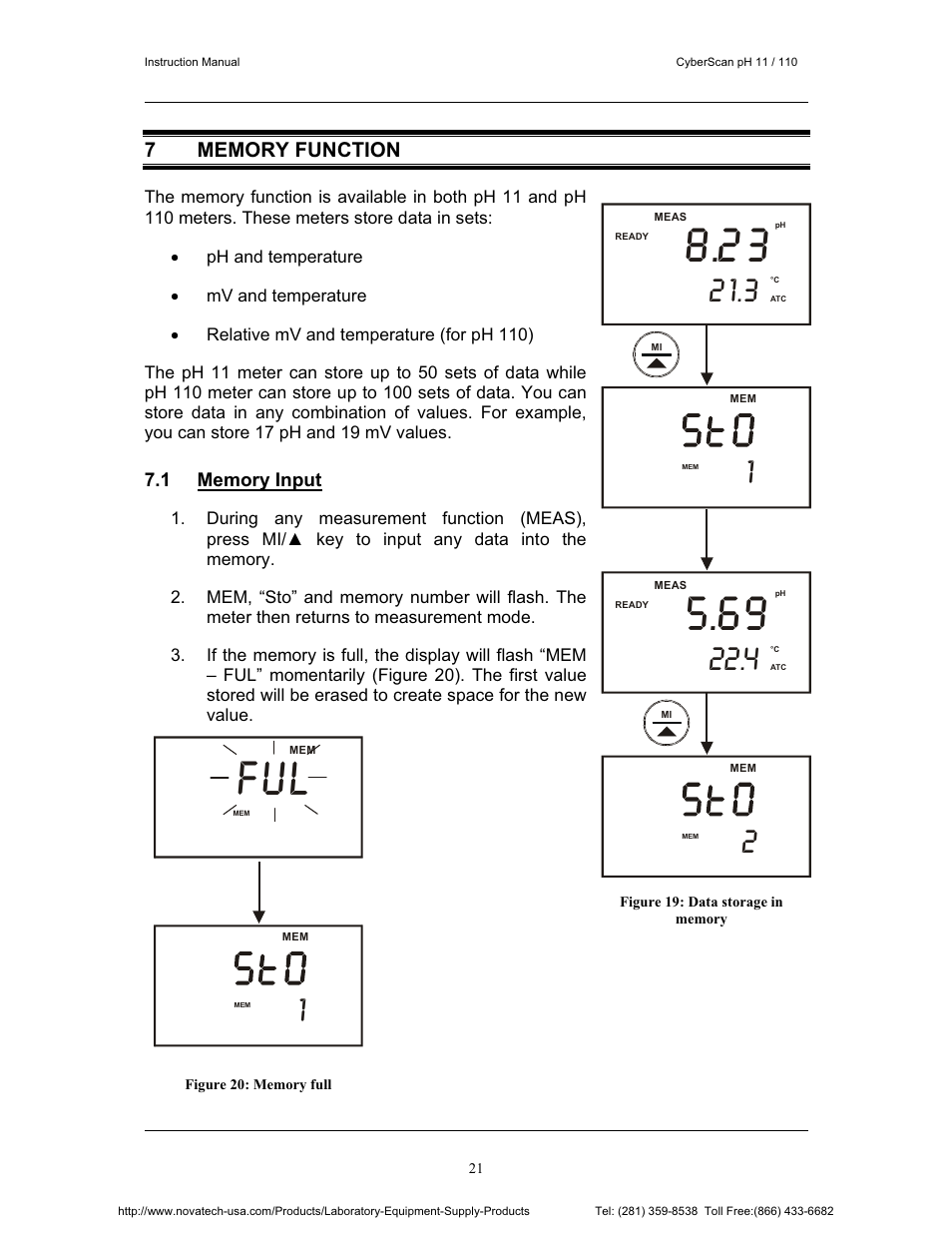 Nova-Tech pH 110 User Manual | Page 25 / 76