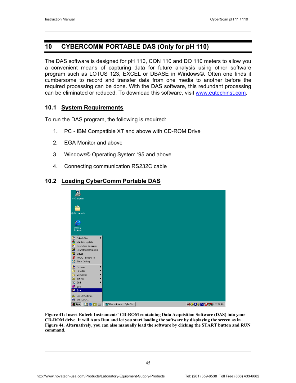 Nova-Tech pH 110 User Manual | Page 49 / 76