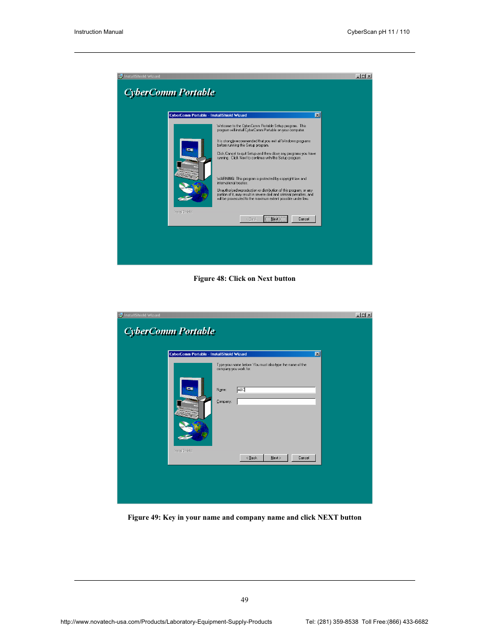 Nova-Tech pH 110 User Manual | Page 53 / 76