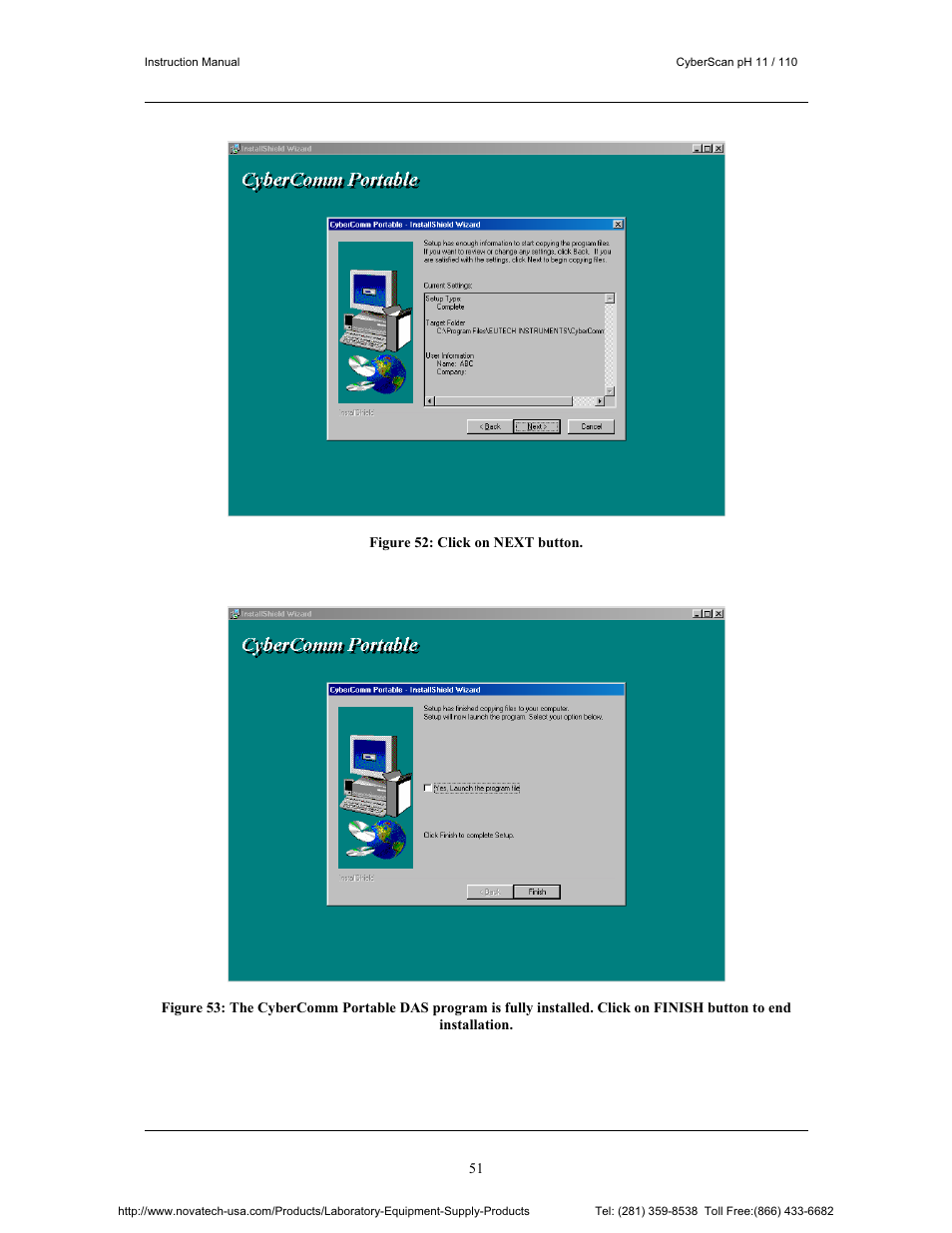 Nova-Tech pH 110 User Manual | Page 55 / 76