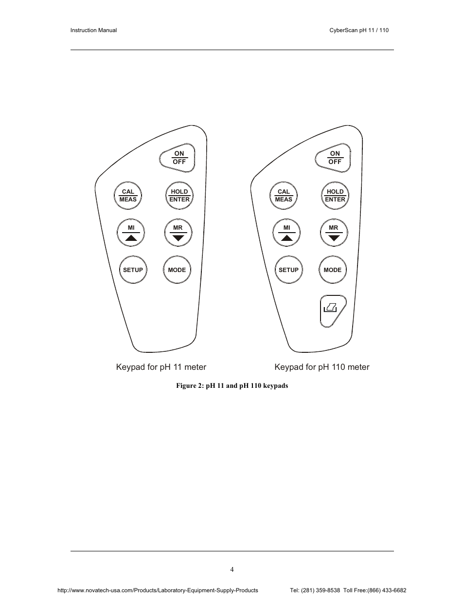 Nova-Tech pH 110 User Manual | Page 8 / 76