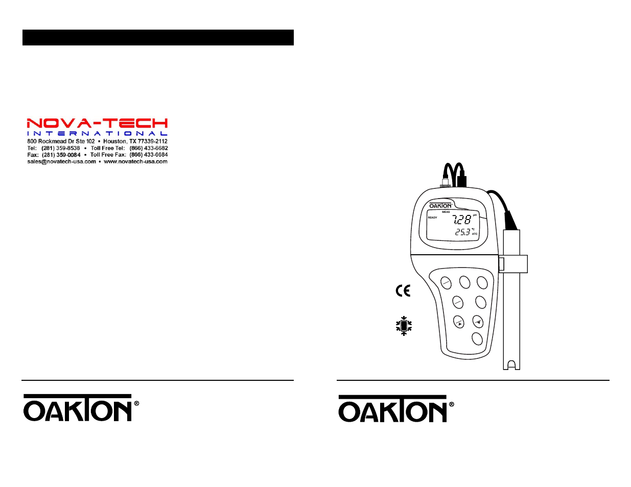 Nova-Tech pH 310 User Manual | 24 pages