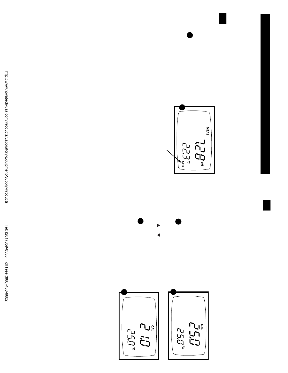 Manual t emperature compensation, Measurement, Automatic t emperature compensation | Nova-Tech pH 310 User Manual | Page 10 / 24