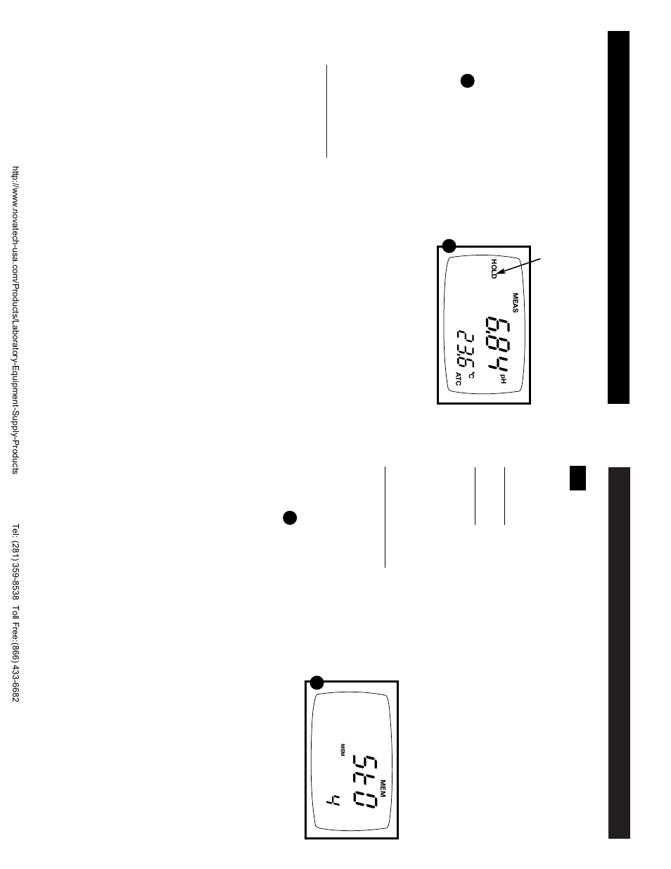 Hold function | Nova-Tech pH 310 User Manual | Page 12 / 24