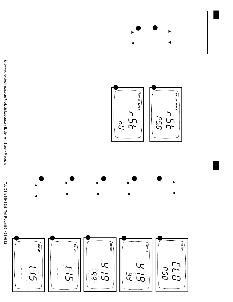 P5.0: resetting to factor y default settings, P5.0: setting the real-time clock | Nova-Tech pH 310 User Manual | Page 19 / 24