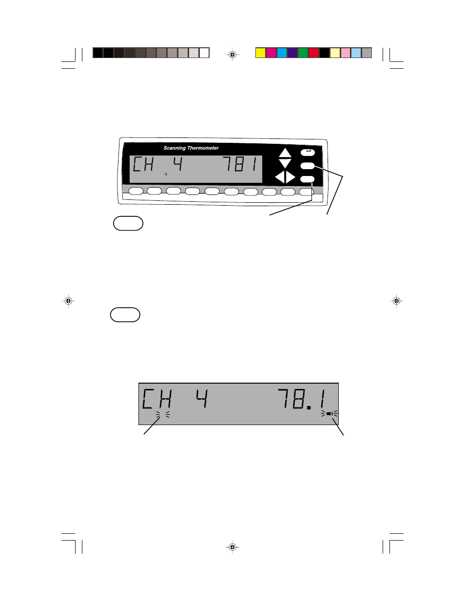 Exit alarm | Nova-Tech Digi–Sense 12-Channel Benchtop Scanning Thermometer User Manual | Page 24 / 67