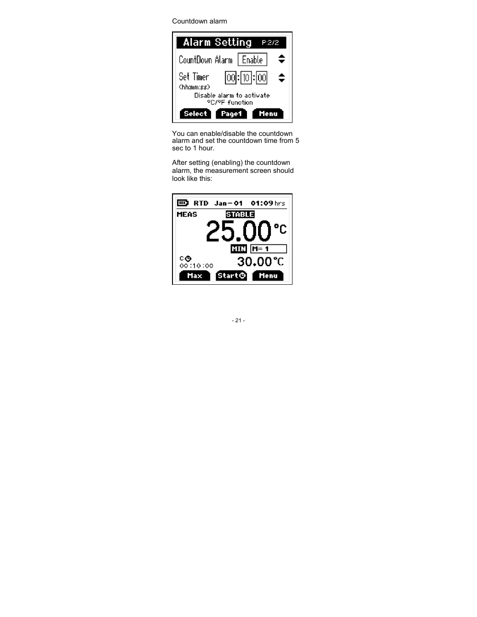 Nova-Tech Temp 360 Datalogging RTD Thermometer User Manual | Page 25 / 42