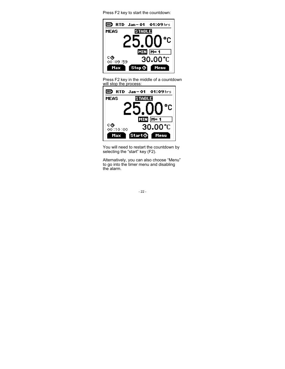 Nova-Tech Temp 360 Datalogging RTD Thermometer User Manual | Page 26 / 42