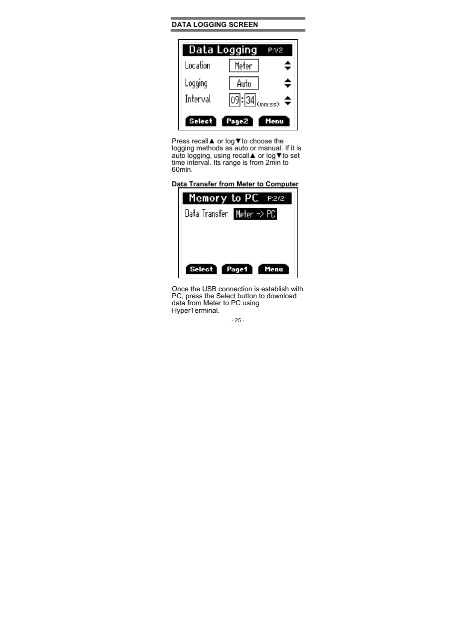 Nova-Tech Temp 360 Datalogging RTD Thermometer User Manual | Page 29 / 42