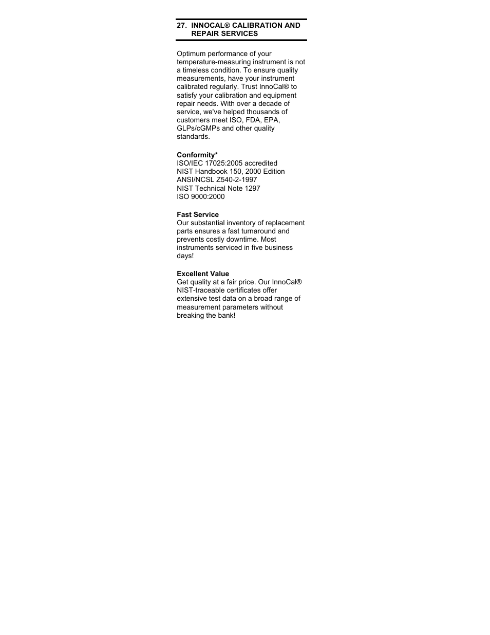 Nova-Tech Temp 360 Datalogging RTD Thermometer User Manual | Page 36 / 42