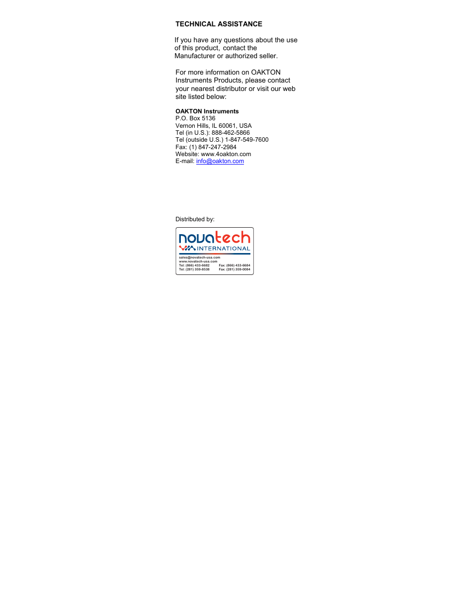 Nova-Tech Temp 360 Datalogging RTD Thermometer User Manual | Page 42 / 42