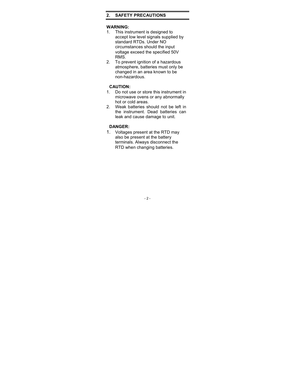 Nova-Tech Temp 360 Datalogging RTD Thermometer User Manual | Page 6 / 42
