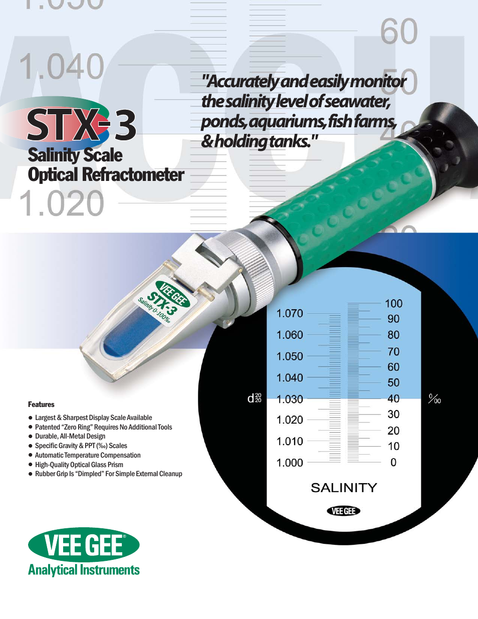 Nova-Tech STX-3 Refractometer User Manual | 2 pages