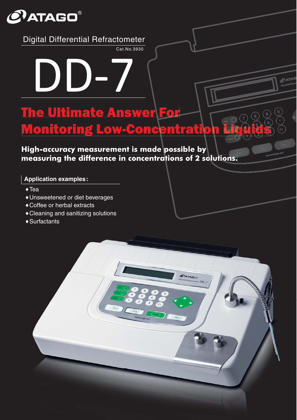 Nova-Tech Atago DD-7 Digital Differential Refractometer User Manual | 2 pages