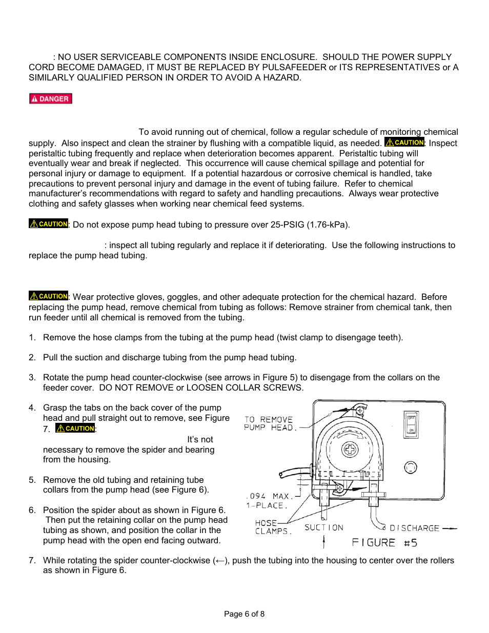 Maintenance | Nova-Tech Mec-O-Matic VSP Series User Manual | Page 6 / 8