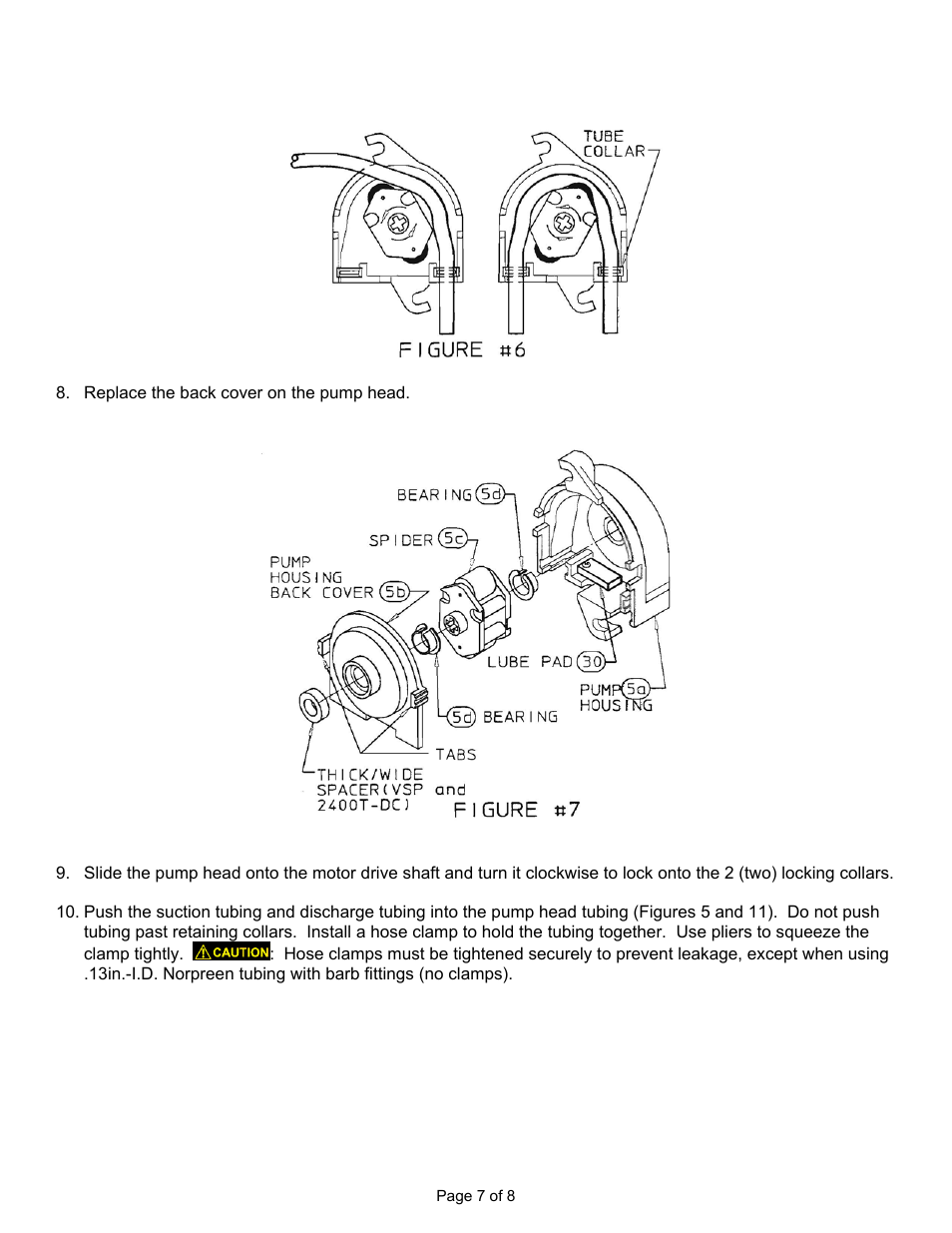 Maintenance (continued) | Nova-Tech Mec-O-Matic VSP Series User Manual | Page 7 / 8