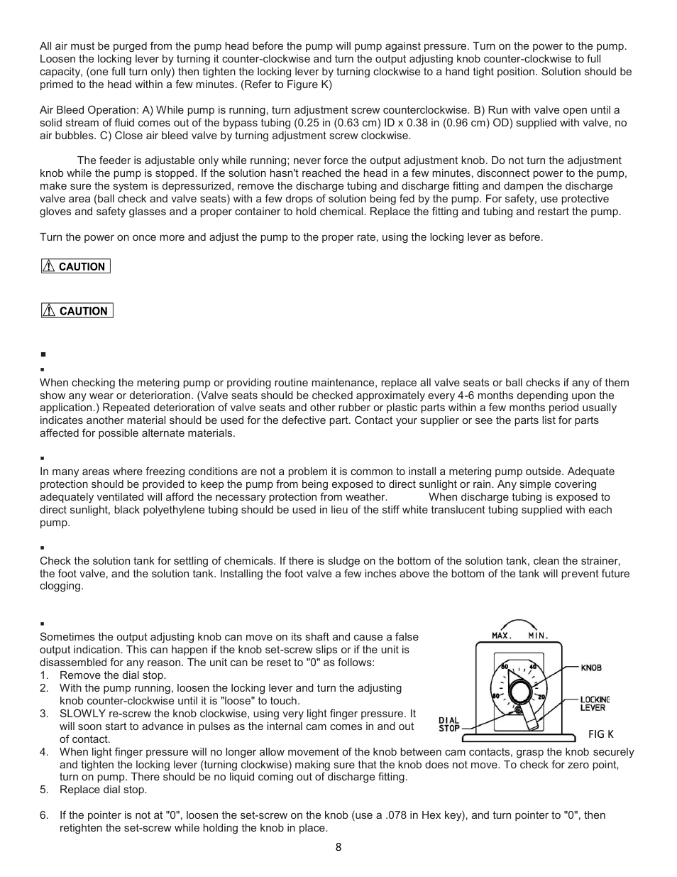 Maintenance | Nova-Tech Chem-Tech Series 100D-150D User Manual | Page 8 / 16