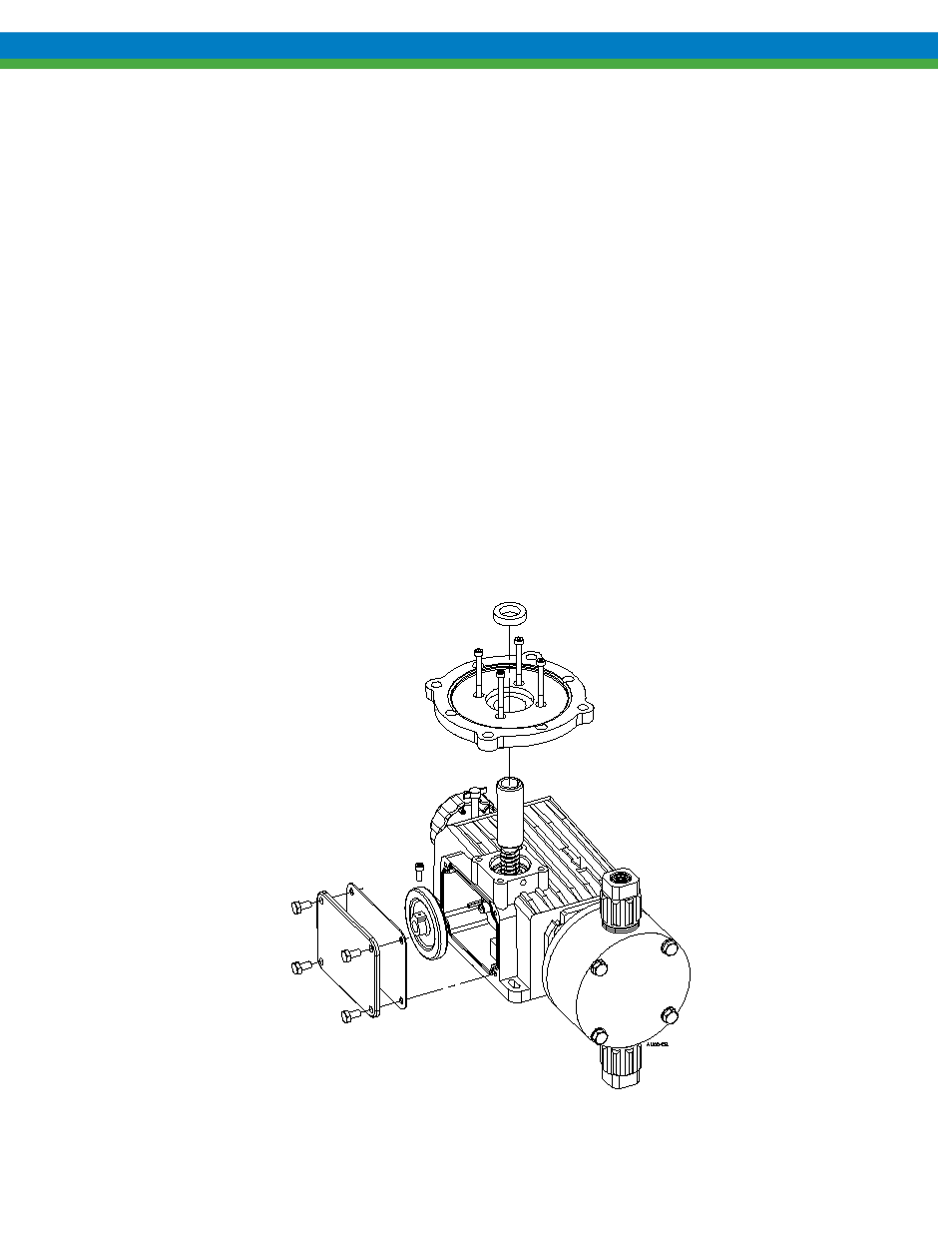 1 reagent head assembly, 2 control assembly, 3 gear ratio assembly | Reagent head assembly, Control assembly, Gear ratio assembly | Nova-Tech Pulsafeeder OMNI DC2-DC6 User Manual | Page 6 / 46