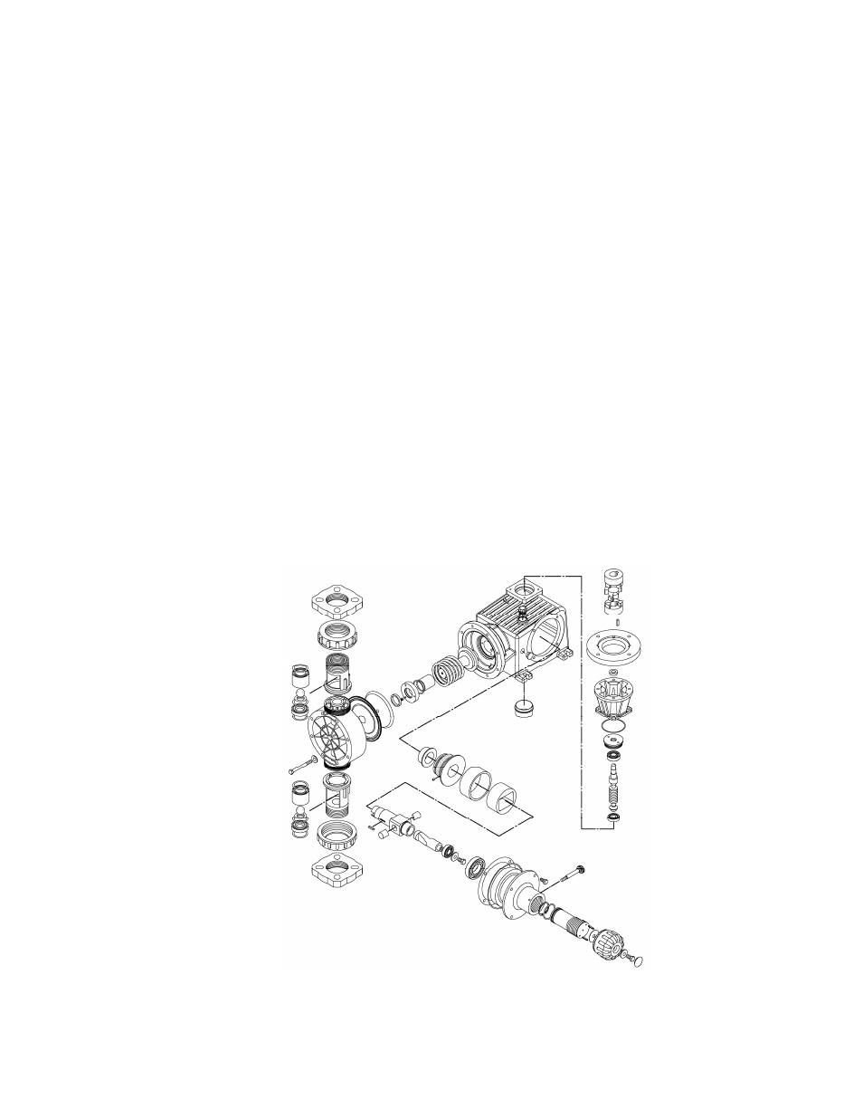 1 reagent head assembly, 2 control assembly, 3 gear ratio assembly | Nova-Tech Pulsafeeder OMNI DC7 User Manual | Page 5 / 34