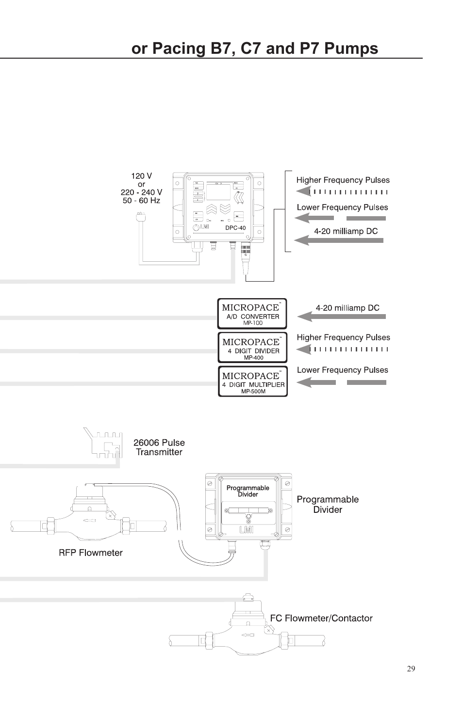 Nova-Tech LMI Series AA-B-C-E-J-P Metering Pumps User Manual | Page 29 / 44