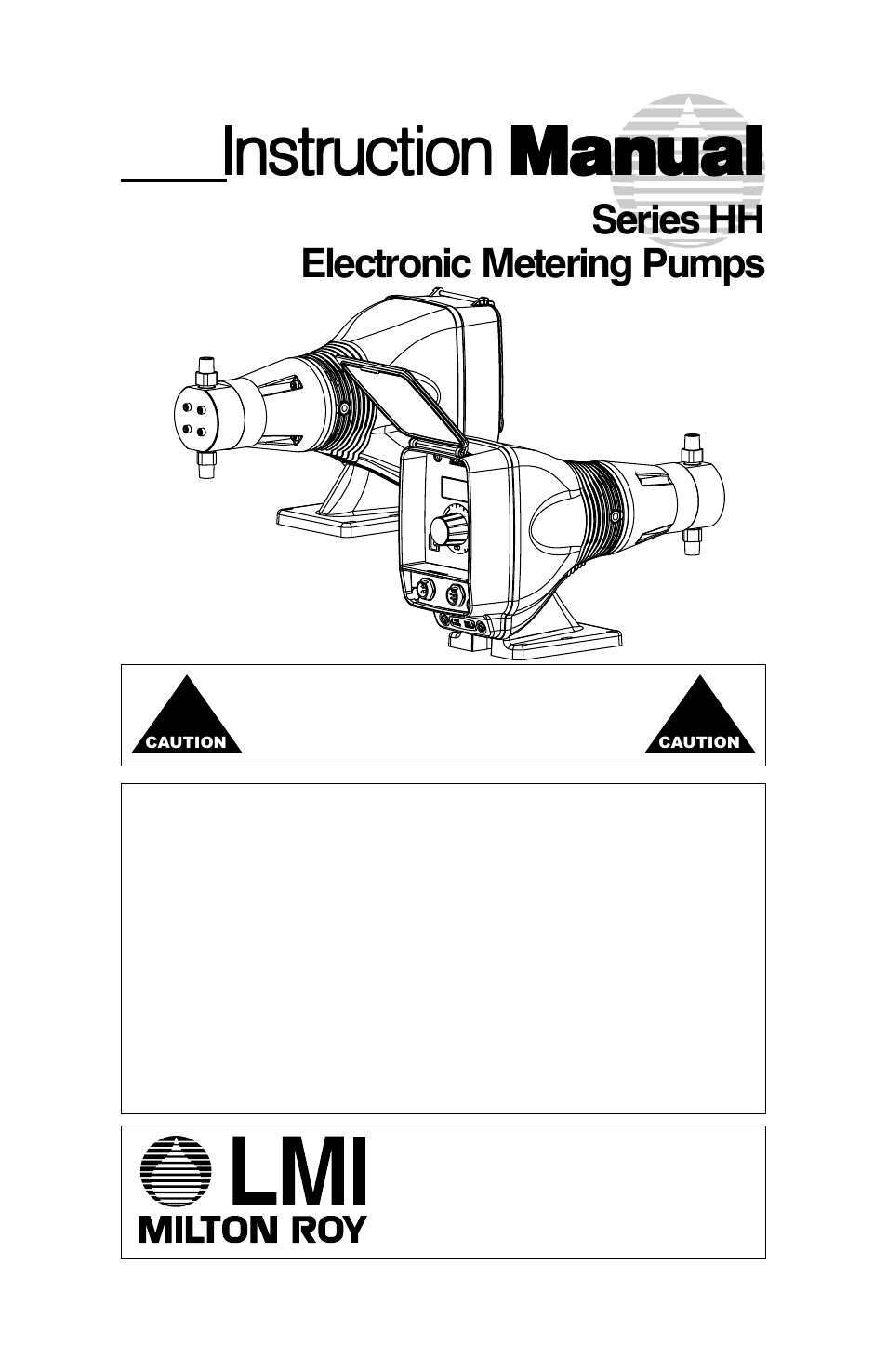 Nova-Tech LMI Series HH Metering Pump User Manual | 46 pages