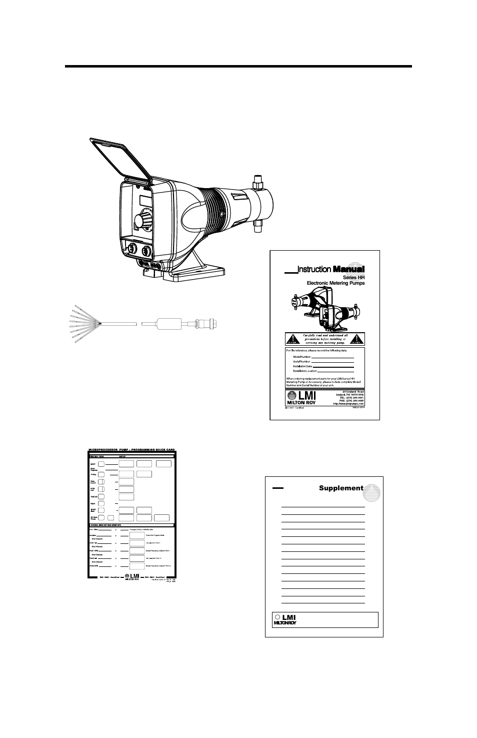 0 unpacking, You should find the following items in the box, Figure 2: unpacking items | Nova-Tech LMI Series HH Metering Pump User Manual | Page 5 / 46